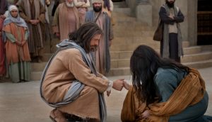Ježíš a žena přistižená při cizoložství