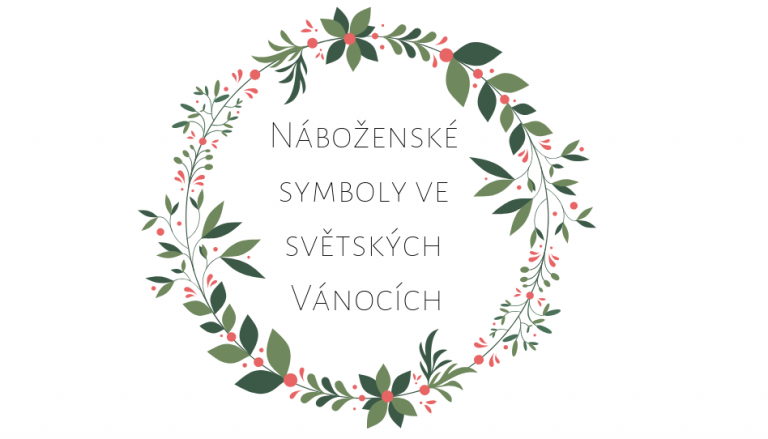 Vánoční věnec s popisem