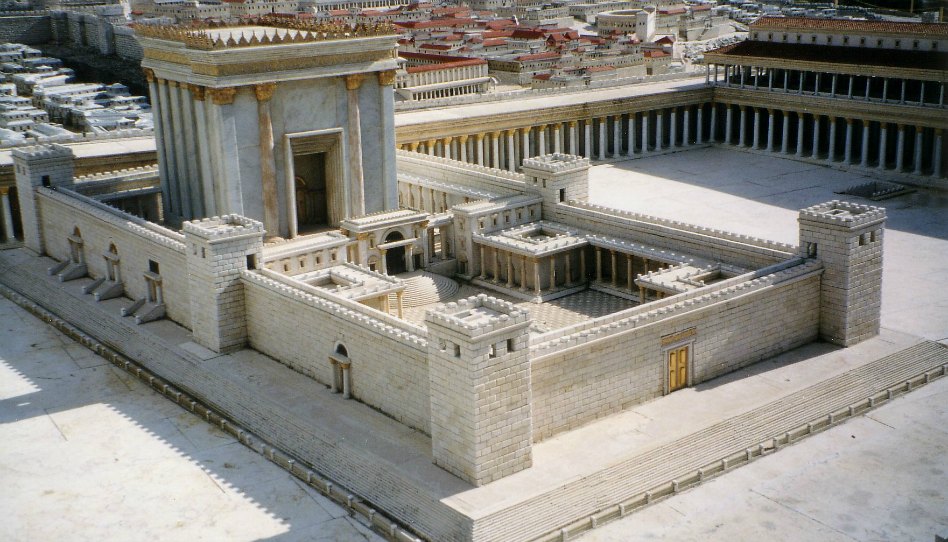 Model druhého chrámu, zhotovený Michaelem Avi-Yonahem